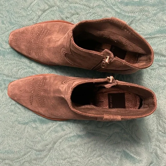 Dolce Vita pointed toes Silma Ankle Boot suede NWOT women’s sz 6.5 Brazil made - Picture 6 of 14